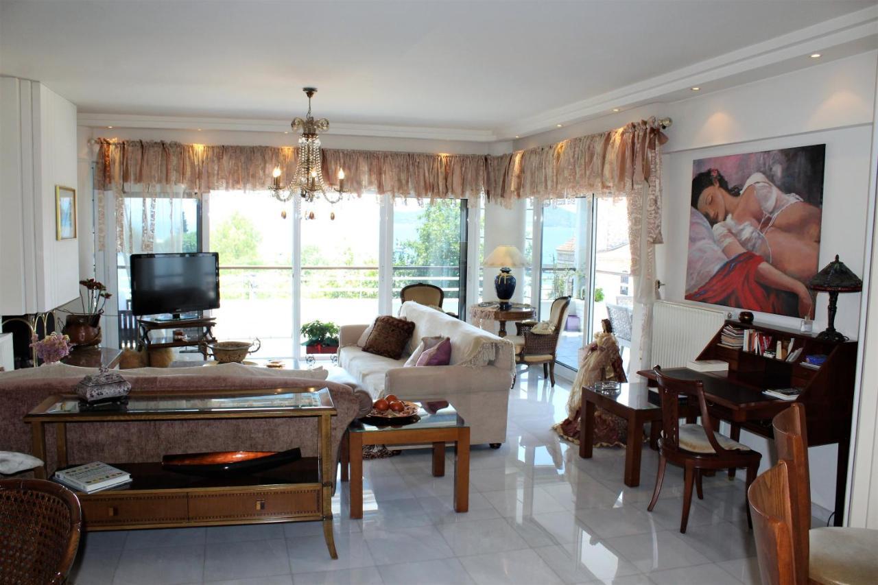 Ferienwohnung Luxury Sea View Volos Exterior foto