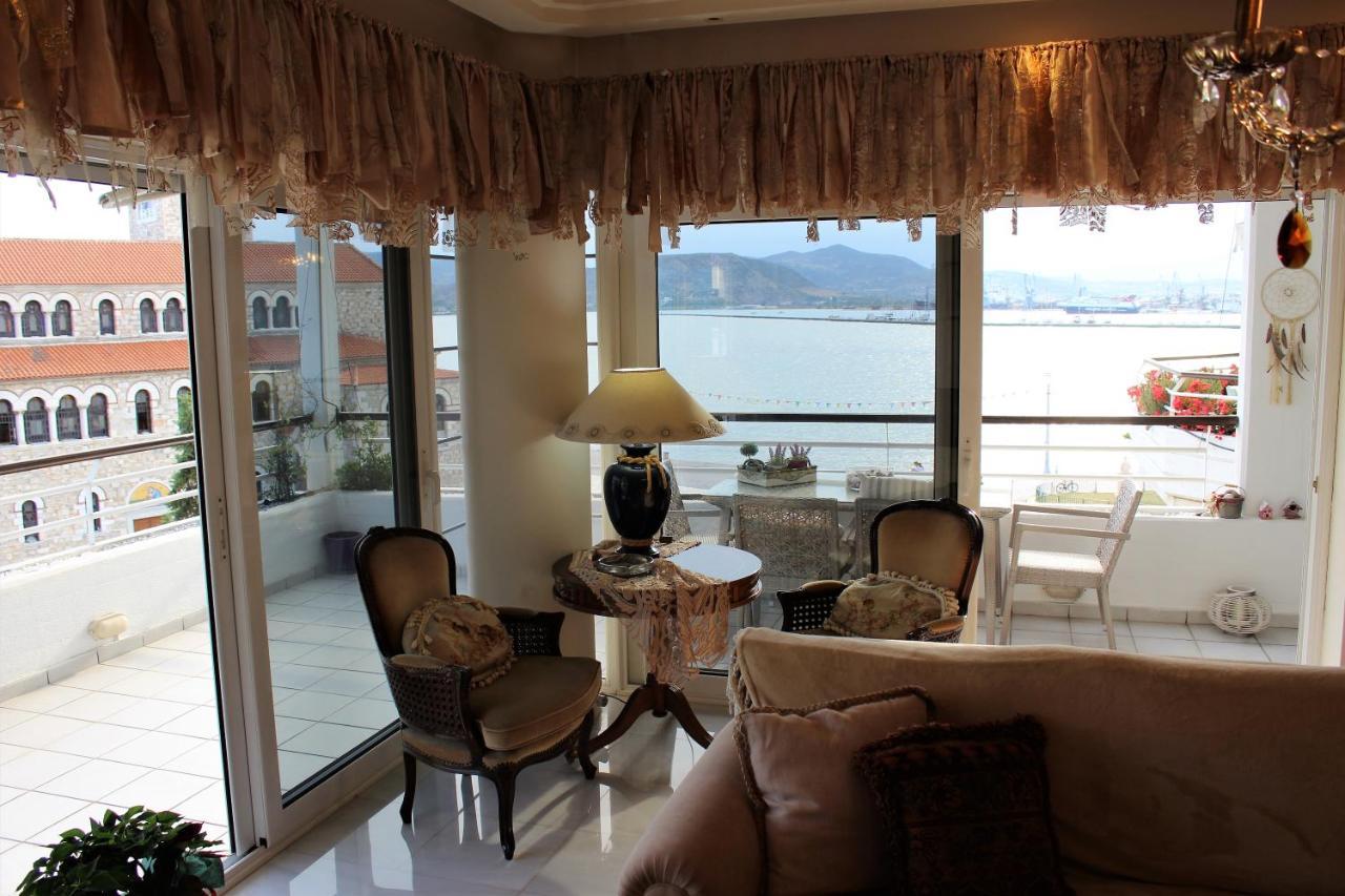 Ferienwohnung Luxury Sea View Volos Exterior foto